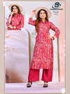 Khush Vol 3 By Sankheswer Vertican Size Combo Kurti With Bottom Wholesale Online